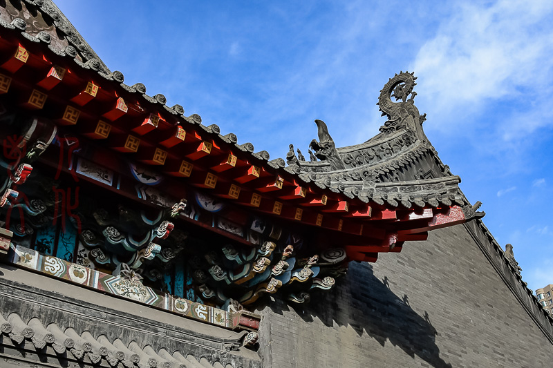 古建筑之三，作者：李华香