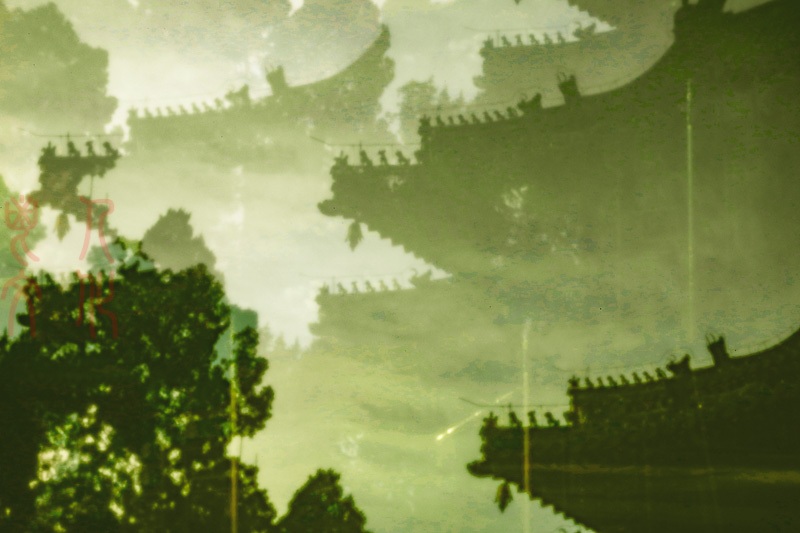 古建筑之八，作者：李华香