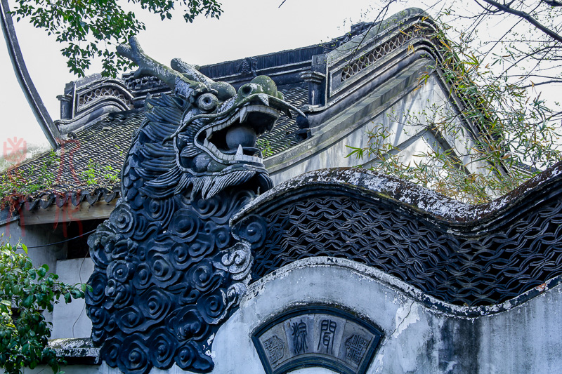 古建筑之四，作者：李华香